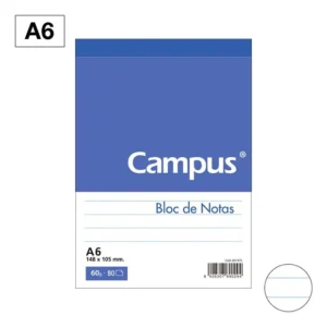 Bloco Notas Campus A6 60g/80F Pautado
