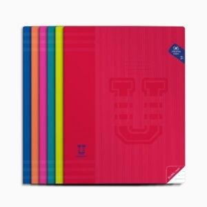 Caderno Agrafado Unikolor A4 48Fls Pautado Cores Fortes