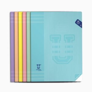 Caderno Agrafado Unikolor A4 48Fls Pautado Cores Pastel